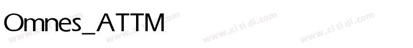 Omnes_ATT Medium字体转换 Omnes_ATT Medium字体转换
